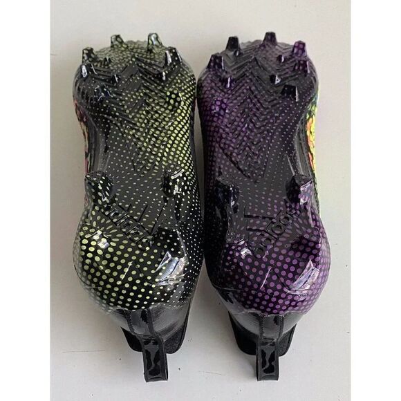 Adidas Men's adizero 12.0 Mismatch Football Cleats IG9569 Black Multi Men’s 12 - Picture 11 of 13